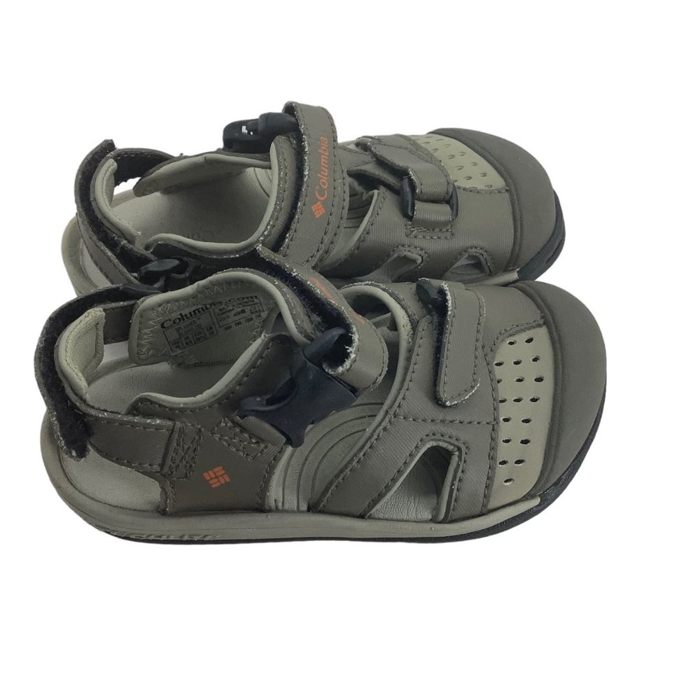 Columbia Splasher Closed Toe Sandals Shoes Child 10 Gray Hiking Play Quick Dry